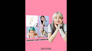 PICK YOU CHARACTERâś¨ đź©·ver Jennie blackpink jenniekim kimjennie kpop kpopedit blackpinkedit [upl. by Shuman]