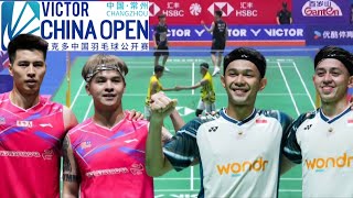 AlfianArdianto INA VS OngTeo MAS  Quarterfinal Badminton China Open 2024 [upl. by Idnal]