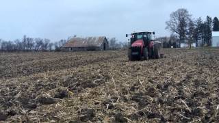 Fall Tillage 2014 in Illinois with a Versatile 290 and 310 Tractor [upl. by Dagmar]