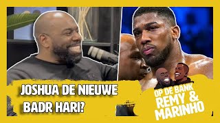 Remy amp Marinho reageren op Anthony Joshua amp Tarik Khbabez vs Donegi Abena  OP DE BANK [upl. by Segal457]