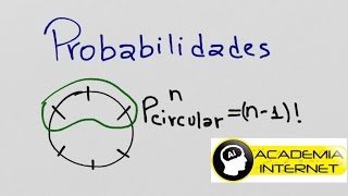 Probabilidades con permutaciones circulares [upl. by Odlabu]