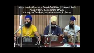 Japji Sahib English Katha1st Pauri Hukam True Bani [upl. by Norrabal]