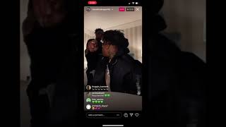 Nbayoungboy on instagram live singing unreleased songss Full Live [upl. by Kinzer]