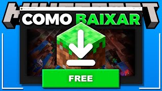 COMO BAIXAR O MINECRAFT ORIGINAL de GRAÇA no SITE OFICIAL [upl. by Dopp]