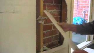 Large Plaster Hole to Wall Repair Tip Part One [upl. by Ssepmet]