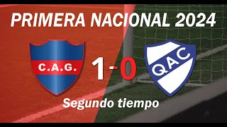 Güemes SdE vs Quilmes  Primera Nacional 2024 Zona A Fecha 15 Segundo Tiempo [upl. by Nesline559]