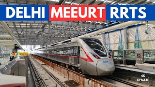 DELHI MEERUT RRTS  Meerut Update  rslive  4k [upl. by Eiramaneet572]