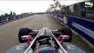 Marco Andrettis AWESOME car control with slick tires in the rain [upl. by Gladwin204]