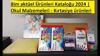 Bim aktüel Ürünleri Kataloğu 2024  Okul Malzemeleri  Kırtasiye ürünleri keşfet [upl. by Kluge451]