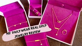 Candere by Kalyan jewellers gold unboxing  gold pendant from candere jewellers  review viral [upl. by Nikolaos]