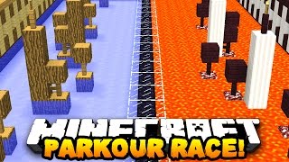 Minecraft PRESTONPLAYZ vs LACHLAN PARKOUR  1v1 Race Parkour Race [upl. by Danica951]