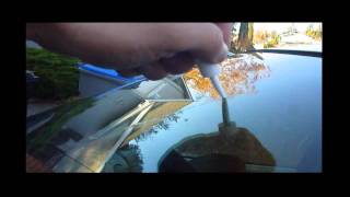 Windshield crack repair experiment 1 [upl. by Daveda577]