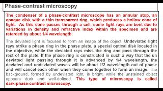 Phase contrast Microscope [upl. by Ahsilahk]