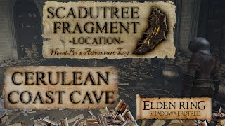 Scadutree Fragment  Cerulean Coast Cave Location  Elden Ring Shadow of the Erdtree [upl. by Aciemaj431]