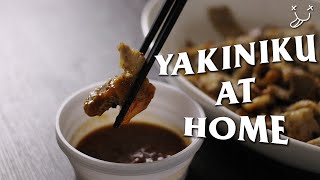 Japanese Style BBQ  Yakiniku at Home  Lazy cooking warrior [upl. by Noach]