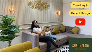 Trending amp Decent Design  3BHK Home Interior Design  Interior Design Ideas  Pune  BanerPashan [upl. by Marlena]