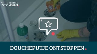 Eenvoudig je doucheputje  afvoer ontstoppen [upl. by Asi621]