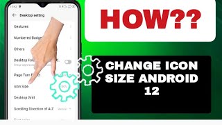 How to Change App Icon Size on Android  Change App Grid Size ✅ [upl. by Avril]