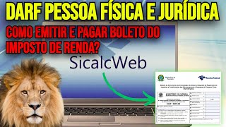 COMO PAGAR DARF RECEITA FEDERAL Tutorial SICALCWEB  2024 [upl. by Eihcra204]