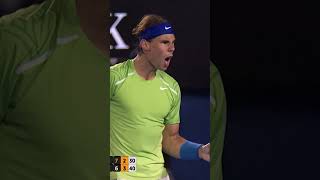 3 Best points from the iconic Rafa vs Roger AO 2012 tennis rafa roger [upl. by Uticas]