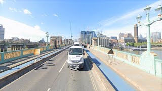 Driving In South London  Elephant amp Castle  Southwark Bridge  Tower Of London  Aldgate [upl. by Anisirhc327]