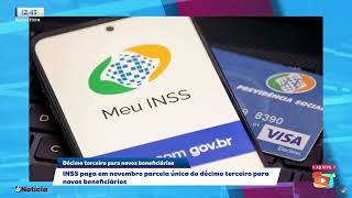 INSS paga em novembro parcela única do décimo terceiro para novos beneficiários veja datas [upl. by Rives]