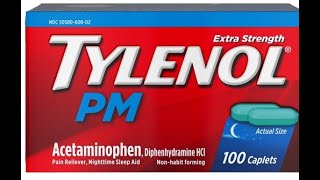 Tylenol PM Extra Strength Pain Reliever amp Sleep Aid Caplets [upl. by Yasmin]