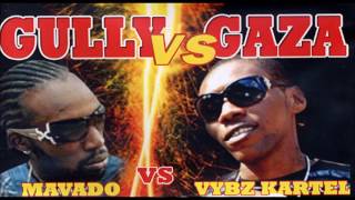 Mavado vs Vybz Kartel Gully Vs Gaza Throwback Mix By Djeasy [upl. by Fortunia]