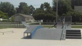 Alex Meyers Jacksonville Illinois Skatepark [upl. by Ynahpets]