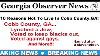 Top 10 Reasons Not To Live In Cobb County GA [upl. by Isolda]