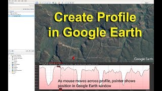 How to create an elevation profile in Google Earth [upl. by Etnuahc811]