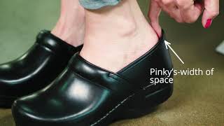 How to Fit Dansko Clogs [upl. by Karlotte]