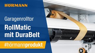 GaragenRolltor RollMatic mit DuraBelt  weniger Abrieb geht nicht  Hörmann [upl. by Llibyc]