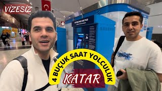 VİZESİZ KATAR’A 4 BUÇUK SAAT  UÇAKTAN GECE MANZARASI  VİDEO 1 [upl. by Eynttirb]