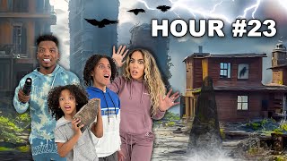 We Survived 24 HOURS In An Haunted ABANDONED GHOST CITY SCARY [upl. by Serene]