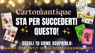 STA PER SUCCEDERTI QUESTO ❤️🌟 SCEGLI tu con quale METODO scoprirlo🌟 [upl. by Rheta]