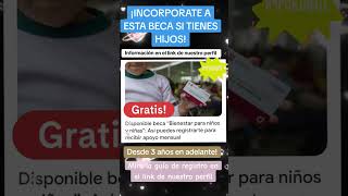 Incorpórate a la beca para niños y niñas desde 3 años [upl. by Gassman]