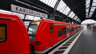 SBahn Rhein Neckar Mitfahrt im Quietschie Br 425 nach Mannheim Hbf auf der S3 [upl. by Ahsinev770]