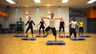 ZUMBA STEP from ZUMBA MEGA MIX 43  Break Free  WARM UP [upl. by Else]