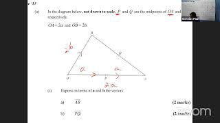 CSEC Mathematics Vectors 2 [upl. by Orazio]