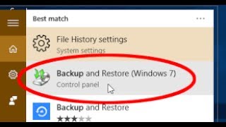 Windows 10 Backup and Restore [upl. by Airalednac]