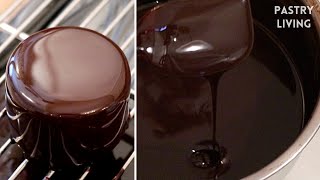 HOW TO MAKE A MIRROR GLAZE CAKE │ CAKE DECORATING amp RECIPES │ CAKES BY MK [upl. by Seana]