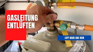 Luft in der Gasleitung vom Wohnwagen So geht sie wieder raus [upl. by Aelhsa]