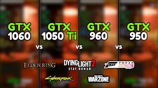 GTX 1060 vs GTX 1050 Ti vs GTX 960 vs GTX 950  8 Games Tested [upl. by Reniar]