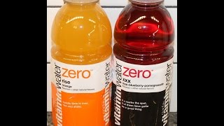 Glaceau VitaminWater Zero Rise Orange and AcaiBlueberryPomegranate Review [upl. by Reteid]