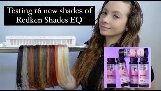 Reviewing Redken Shades EQ Toners Part 5 [upl. by Innavoig]