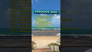 Feriados em 2025 [upl. by Bottali957]