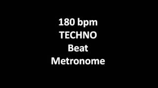 180 BPM  180 Beats Per Minute TECHNO BEAT for Jamming [upl. by Eniamej]