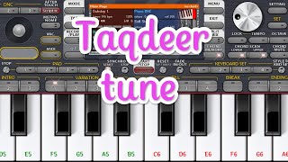 taqdeer tune on ORG24 piano tuturial [upl. by Carlota]