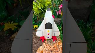 DIY Easy Rocket Paper Craft for Kids 🚀  Simple amp Fun Tutorial diy craft craftyfun kids [upl. by Heeley]